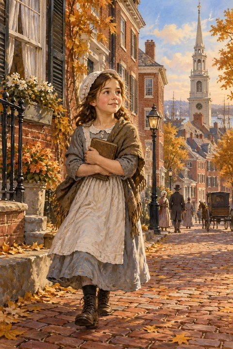 A Little Girl in Old Boston