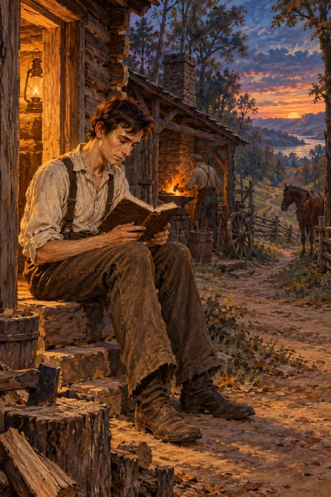 In The Boyhood of Lincoln A Tale of the Tunker Schoolmaster and the Times of Black Hawk
